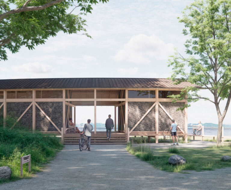 Illustraton af facilitet ved Løverodde. Illustration: ReVærk